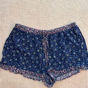 🌺 floral print cloth shorts